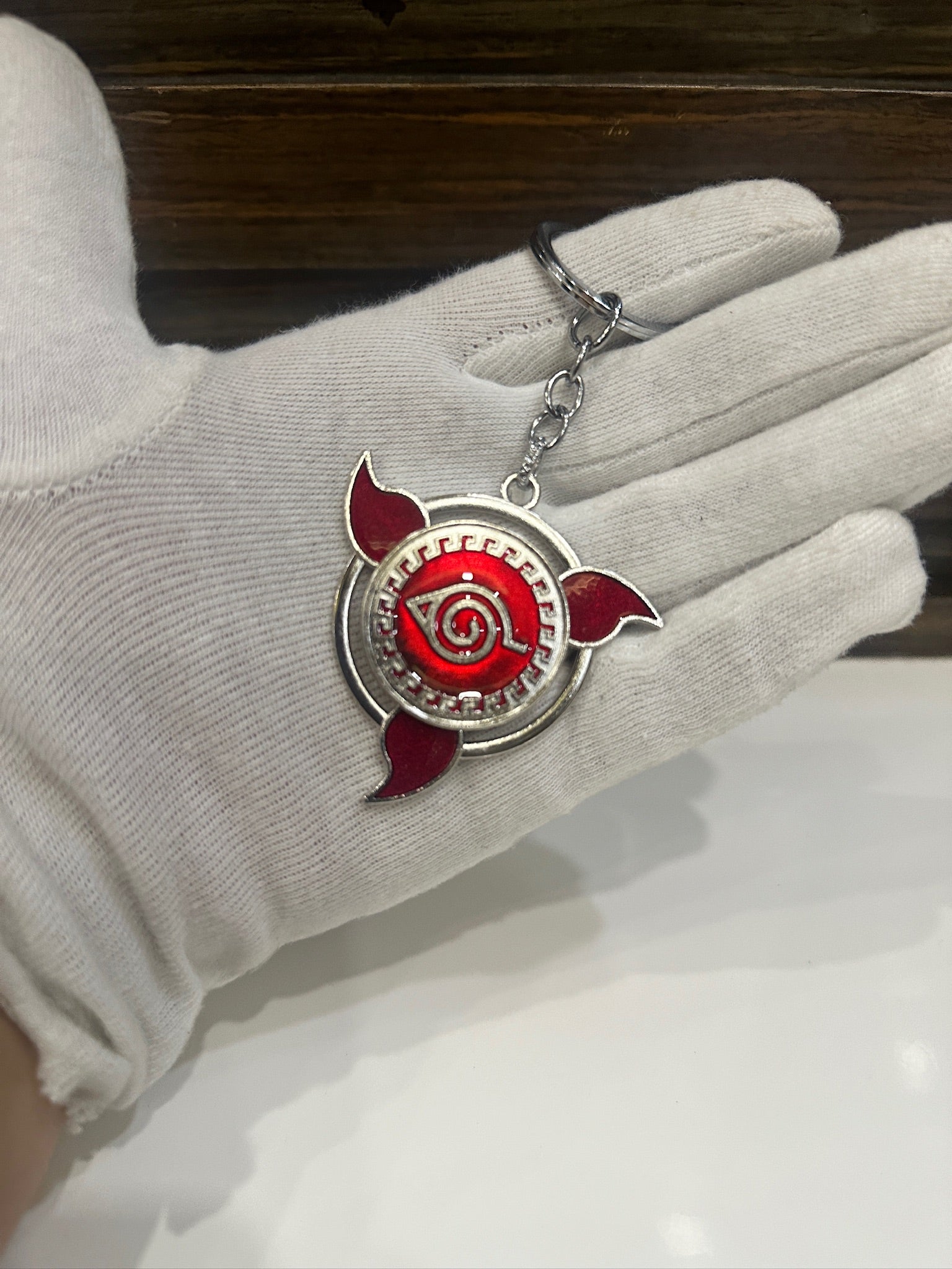 Hidden Leaf Village Spinner Keychain