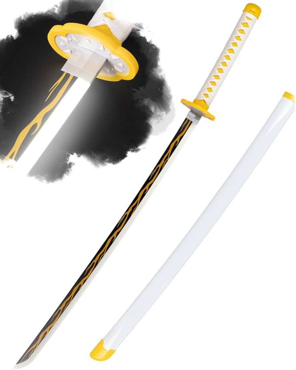 Zenitsu Agatsuma LED Nichirin Katana – Demon Slayer Sword (104CM)