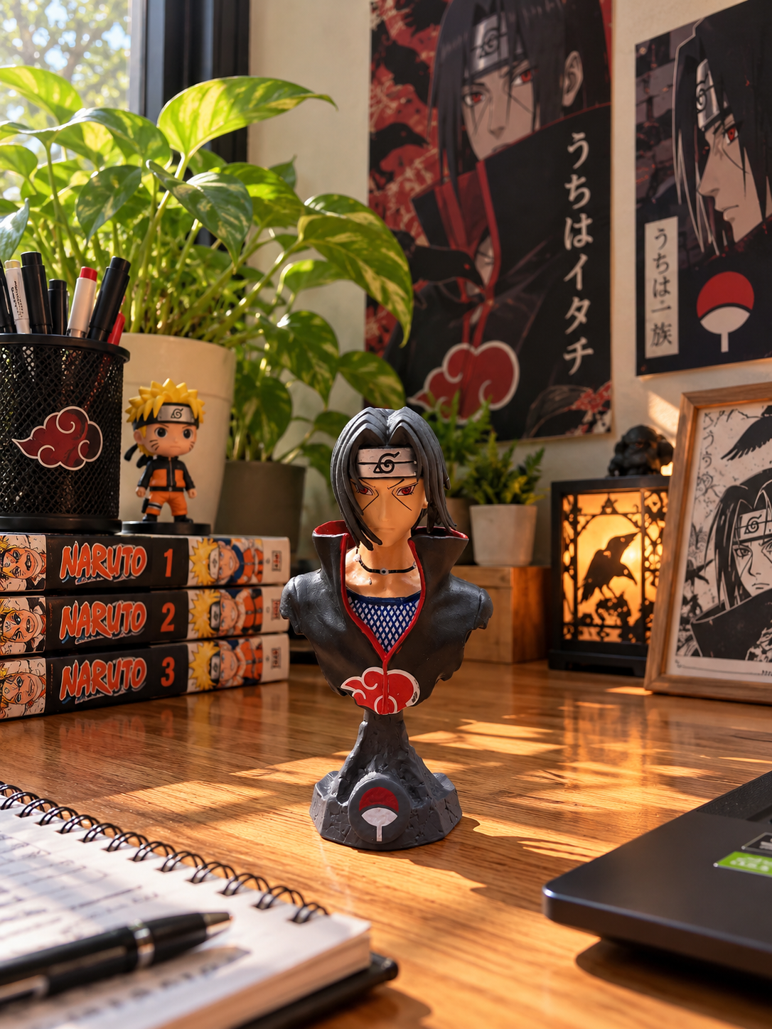 Itachi Uchiha Bust Figure 14cm – Naruto Shippuden Anime Collectible PVC Statue | Premium Display Figure