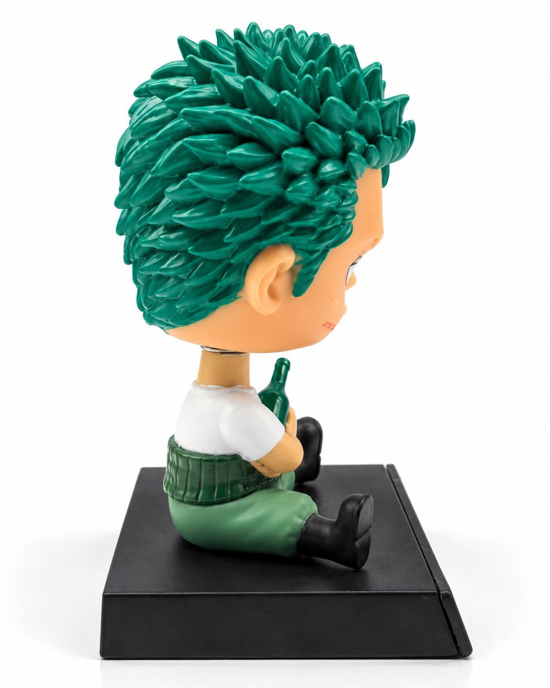 Roronoa Zoro Chibi Bobblehead Figure | One Piece Mini Collectible Anime Statue