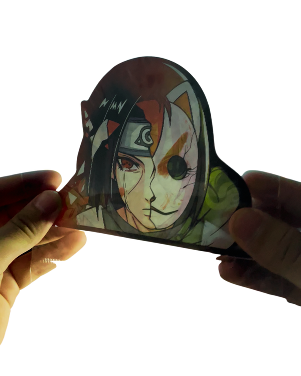 Uchiha Itachi 3D Sticker – Multiple Expressions | Naruto Anime Decal