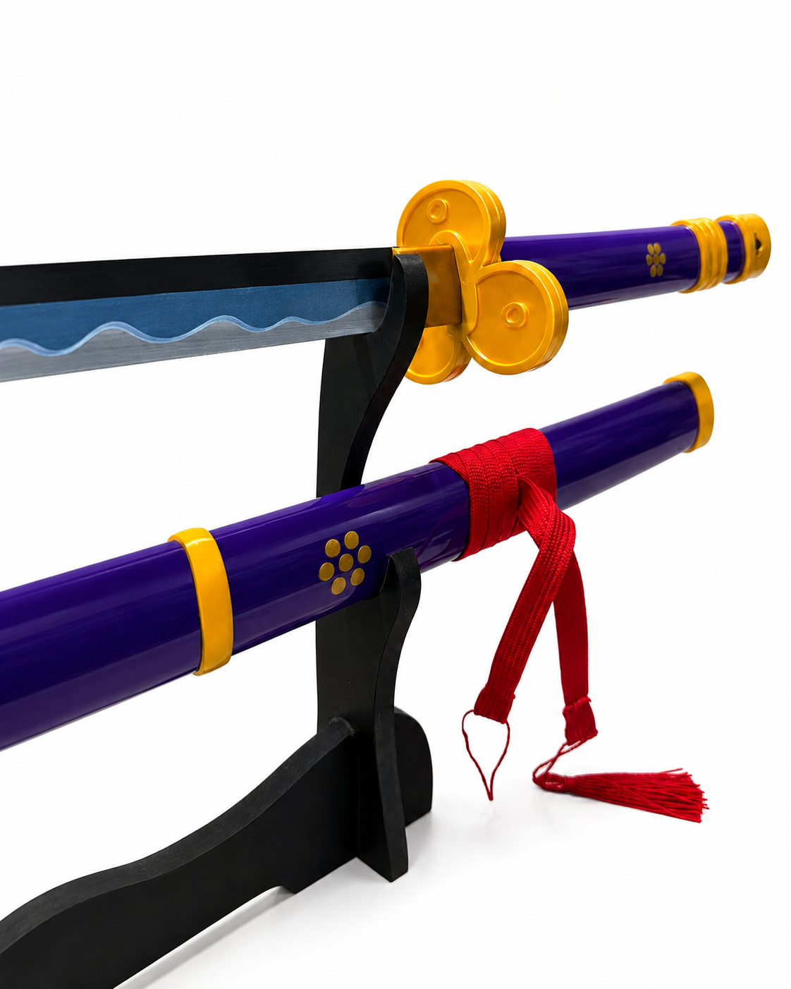 Roronoa Zoro's Purple Enma Katana – 104cm Premium One Piece Wooden Anime Sword Replica