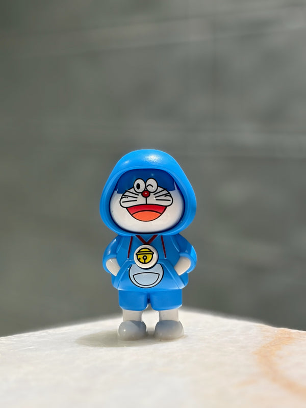Doraemon Multi-Face Turning Keychain | Rotating Anime Keychain for Bags & Keys