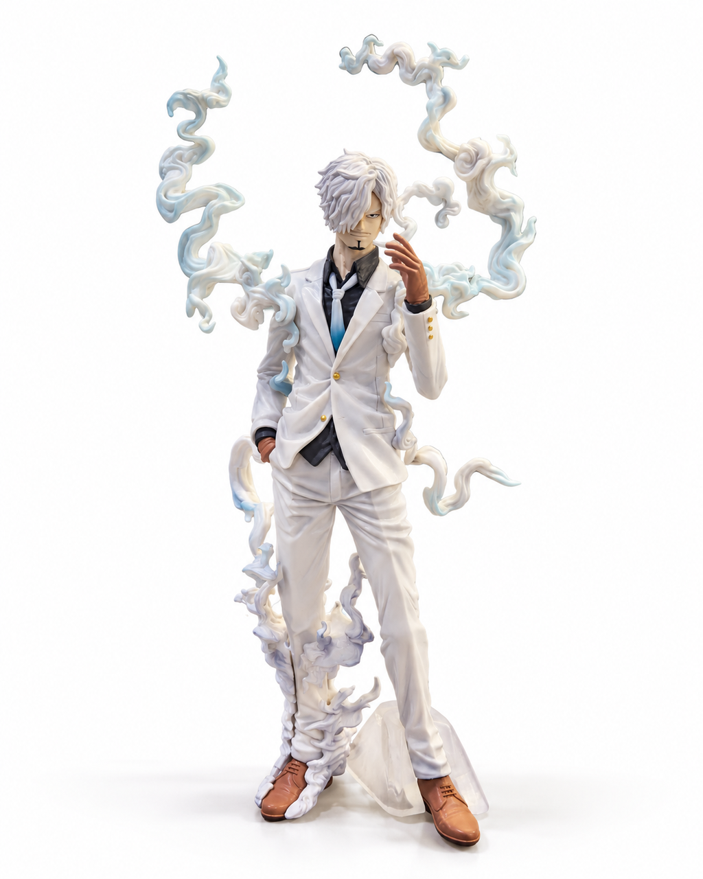 Sanji Figure 25cm | One Piece Premium PVC Collectible Statue | White Suit Anime Display Figure