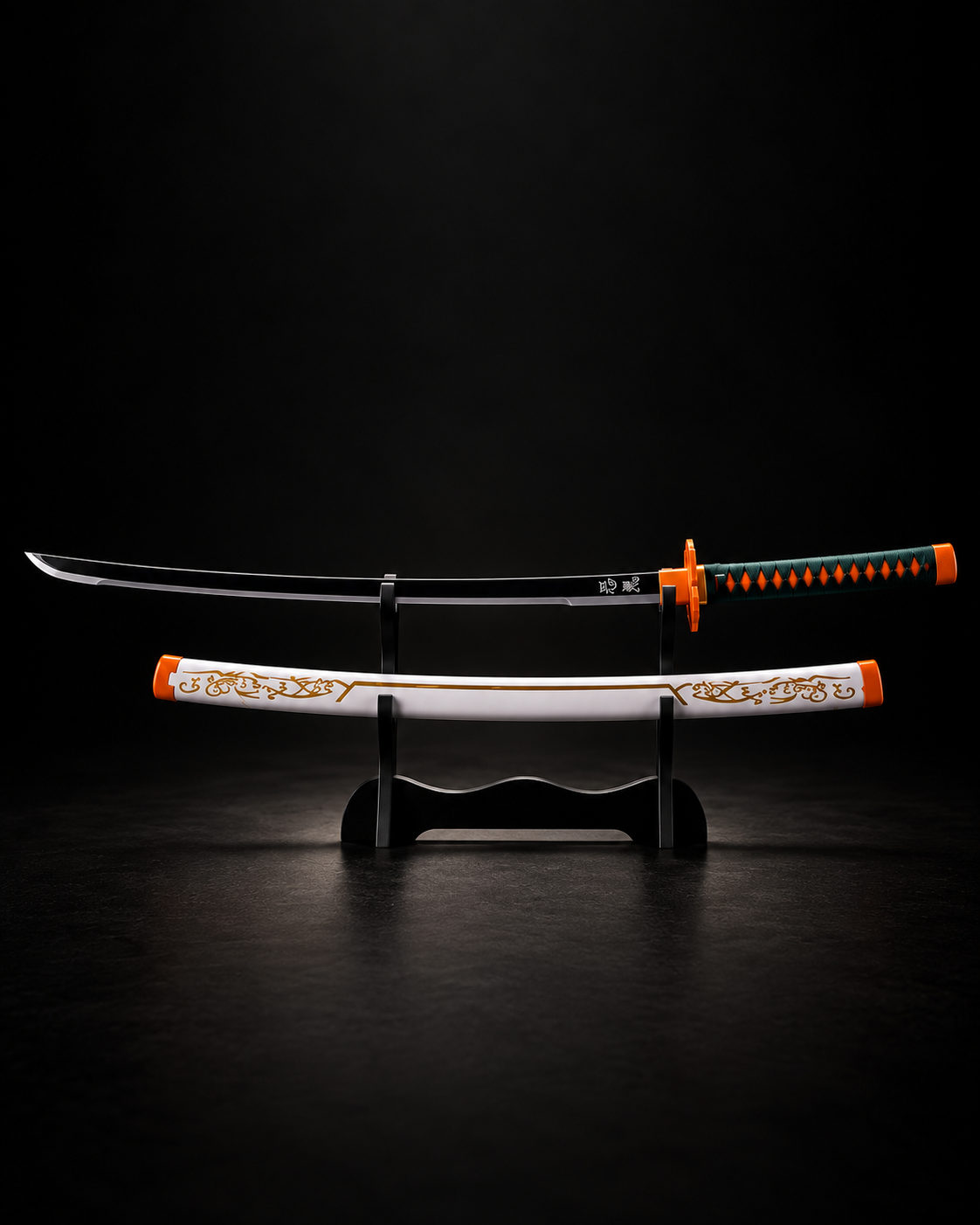 Shinobu Kocho Wooden Katana 104cm | Demon Slayer Butterfly Sword Replica for Anime Cosplay & Display