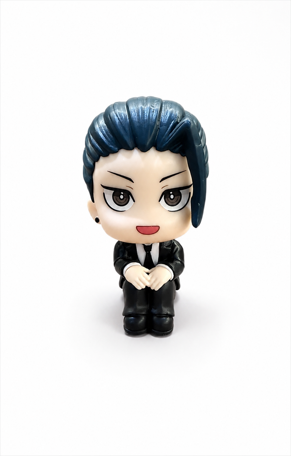 Suguru Geto Chibi Figure 10cm | Jujutsu Kaisen Mini Collectible Anime Statue | Cute JJK Desk Decor