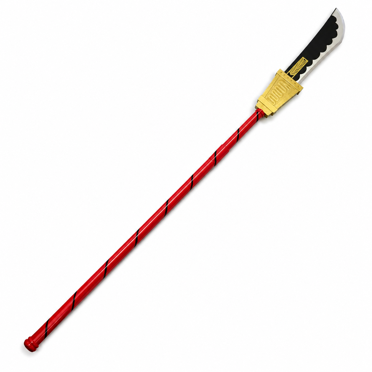 Whitebeard Bisento Polearm Replica 150cm | One Piece Edward Newgate Weapon | Life Size Anime Display Weapon