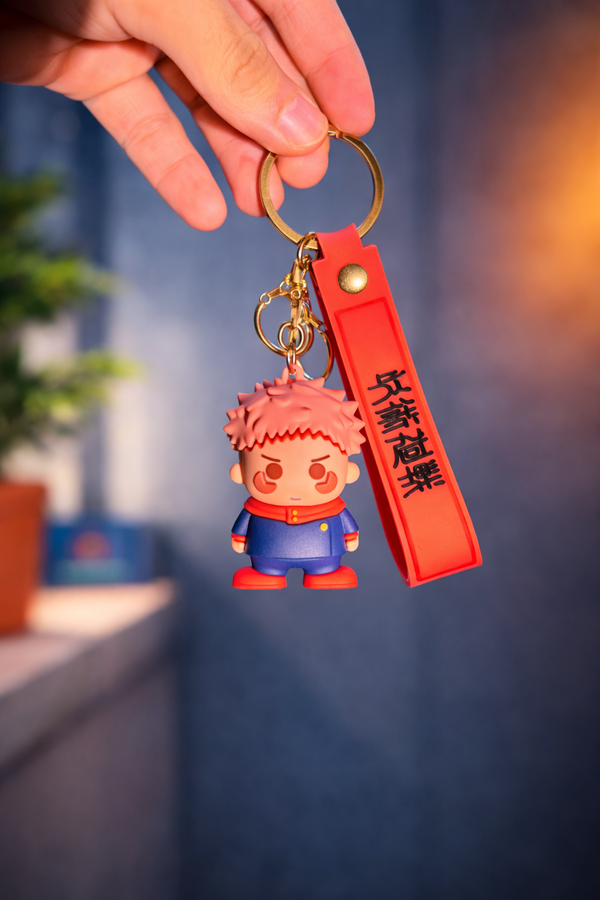 Yuji Itadori Rubber Keychain – Jujutsu Kaisen