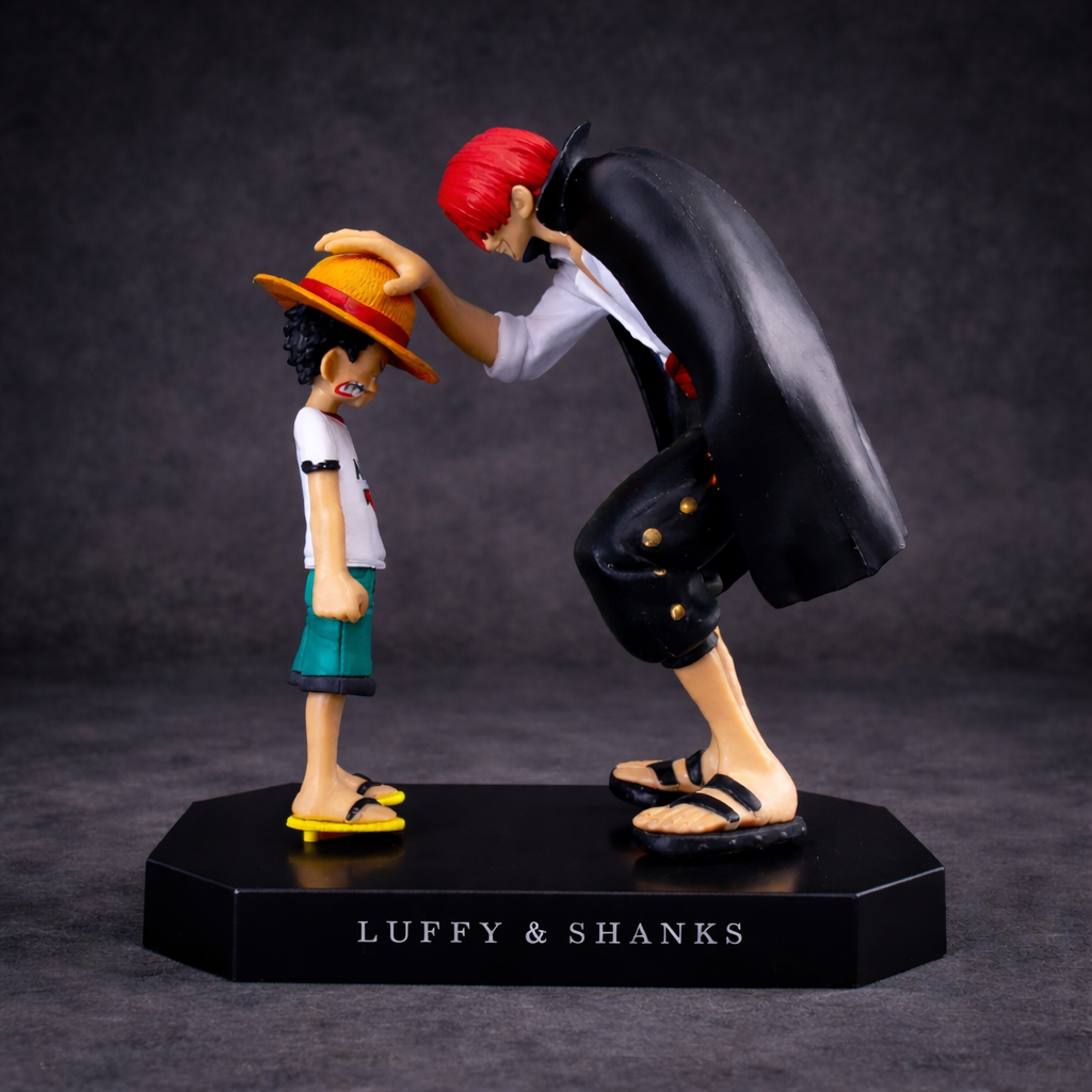 Luffy & Shanks 17cm Figurine – One Piece Emotional Anime Statue | Premium Collectible India