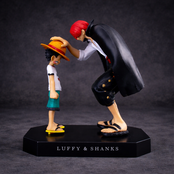 Luffy & Shanks 17cm Figurine – One Piece Emotional Anime Statue | Premium Collectible Indiaanime figure collectible by  Anichiba