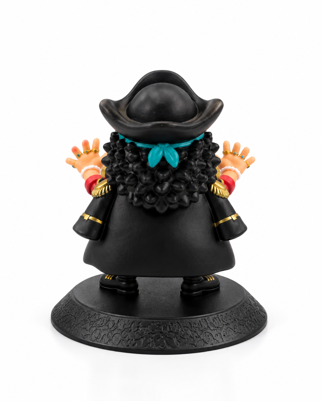 Blackbeard Chibi Figure (9cm) – One Piece Anime Mini Collectible PVC Statue