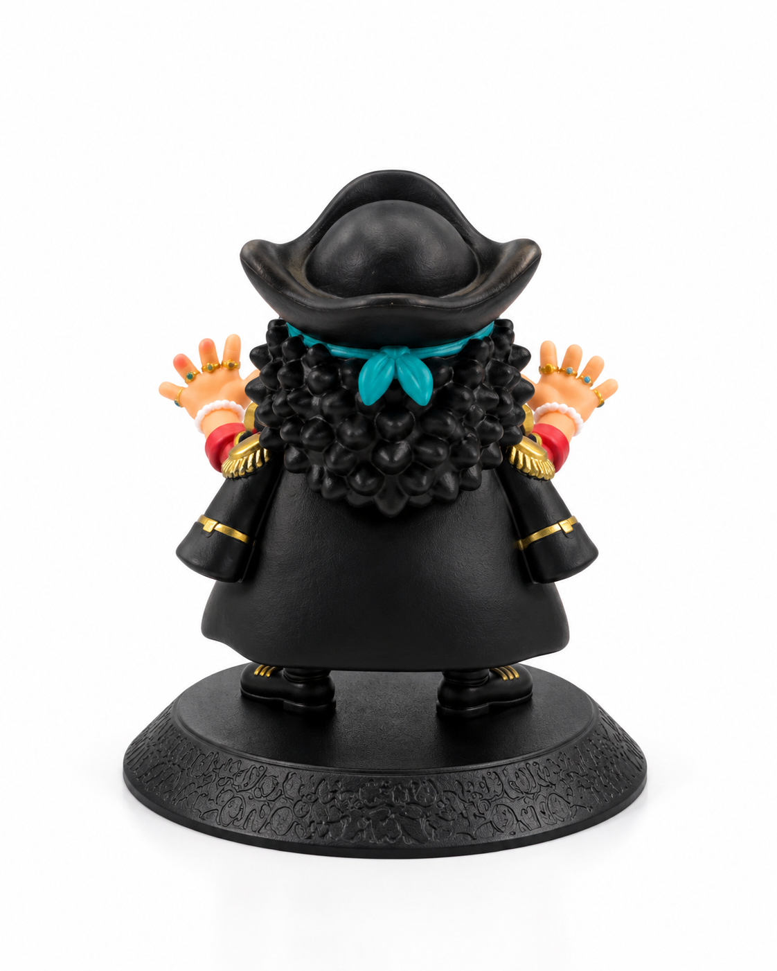 Blackbeard Chibi Figure (9cm) – One Piece Anime Mini Collectible PVC Statue