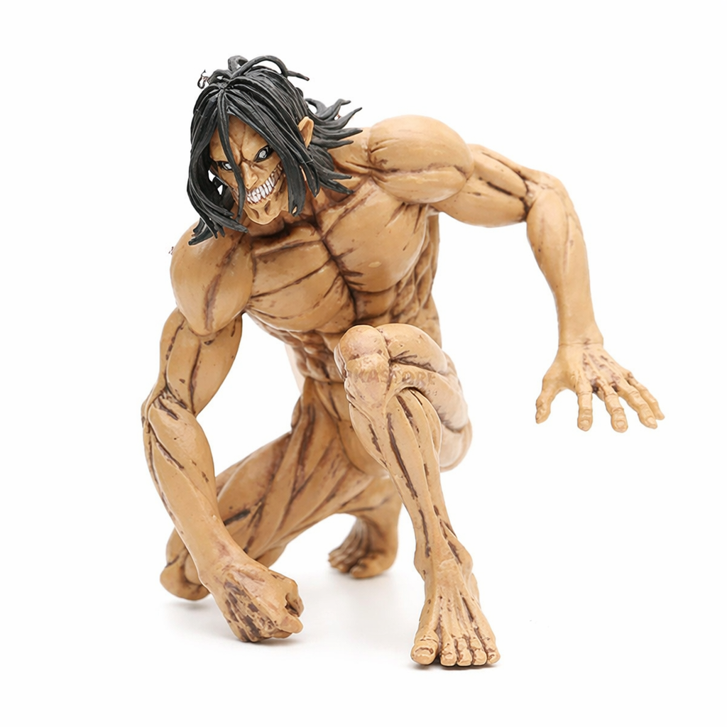 Attack on Titan Eren Yeager Titan Form Action Figure 15cm | Anime Collectible Statue