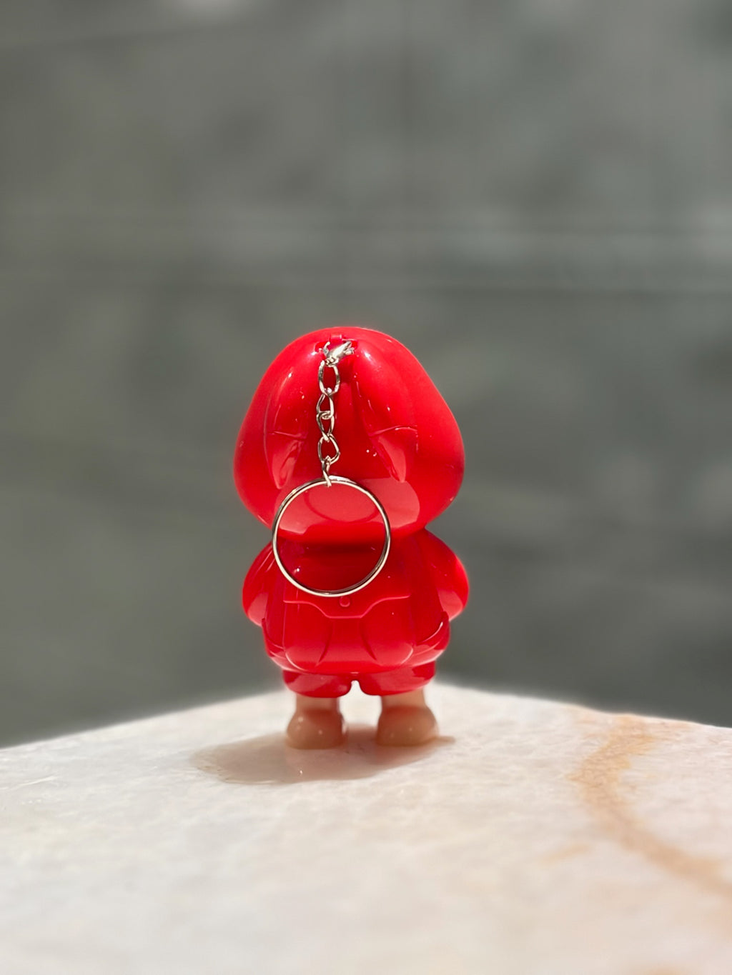 Red Luffy Multi-Face Turning Keychain | One Piece Anime Keychain Collectible