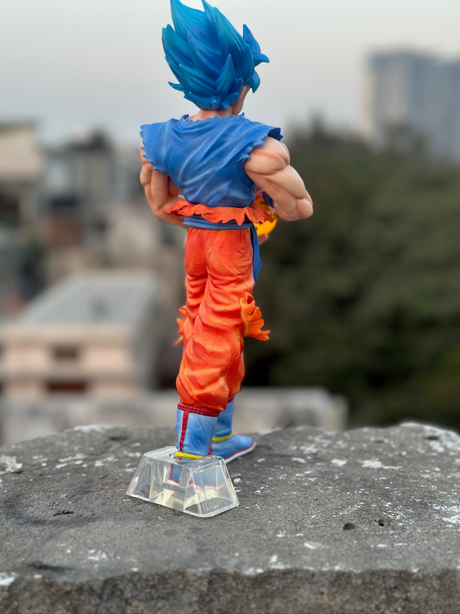Super Saiyan Blue Goku Figure (SSGSS) – Dragon Ball Super Collectible with 5-Star Dragon Ball