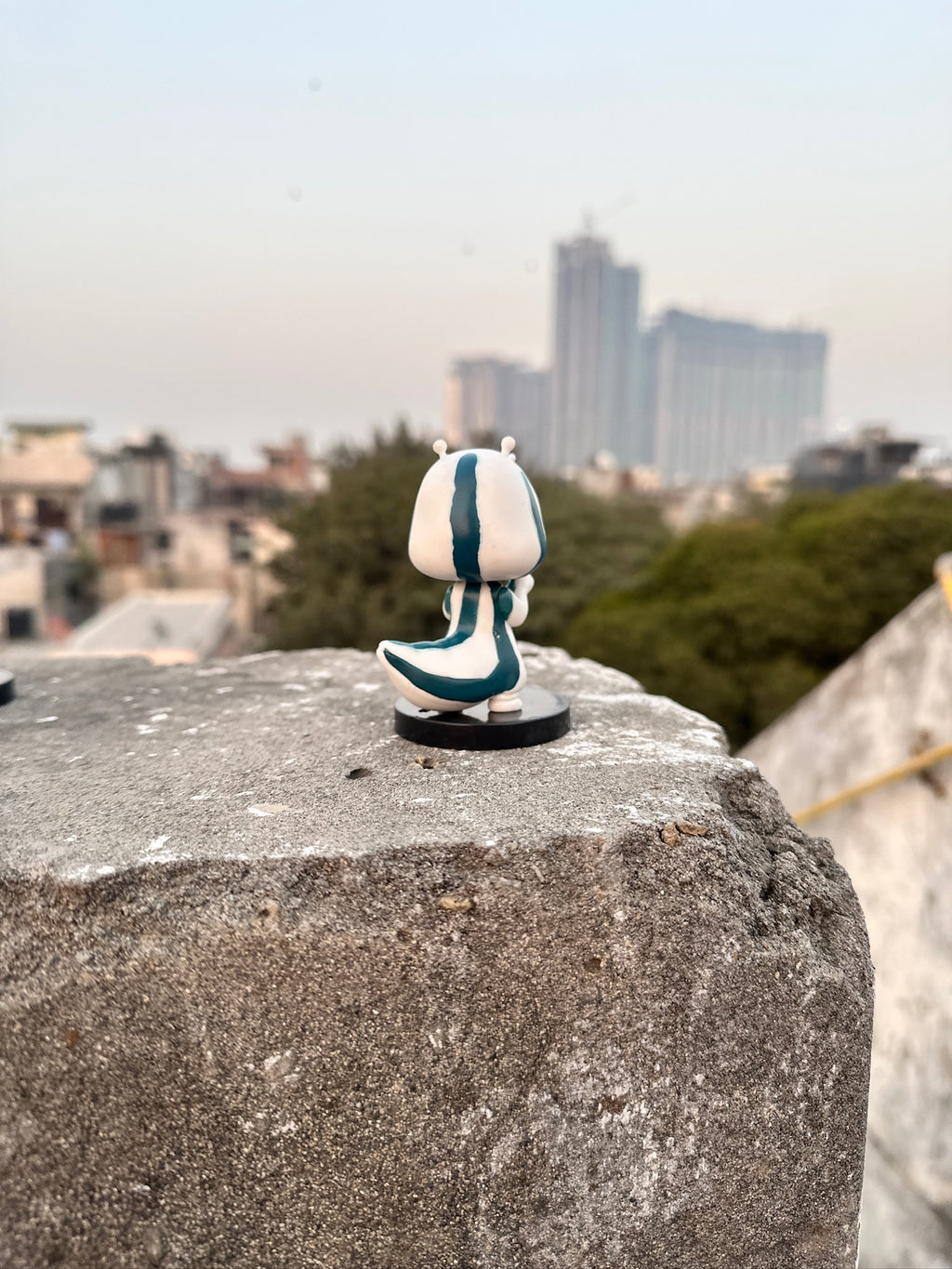 Cherry Blossom Ninja (Sakura)Chibi Figurine – White Creature Onesie Edition | Cute Anime Collectible