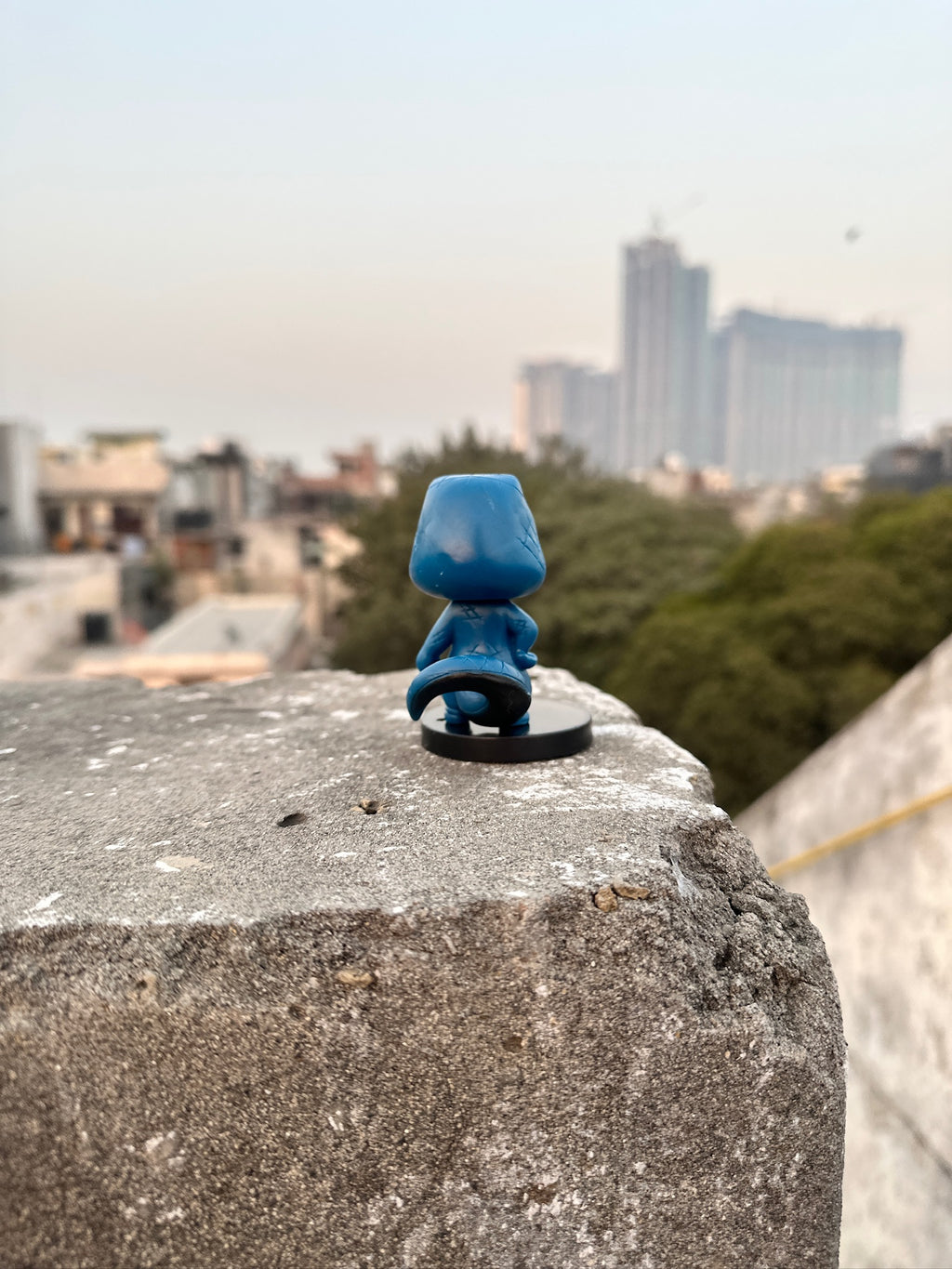 Blue Dragon Ninja (Sasuke)Chibi Figurine – Anime Collectible Mini Toy | Cute Desk & Car Décor