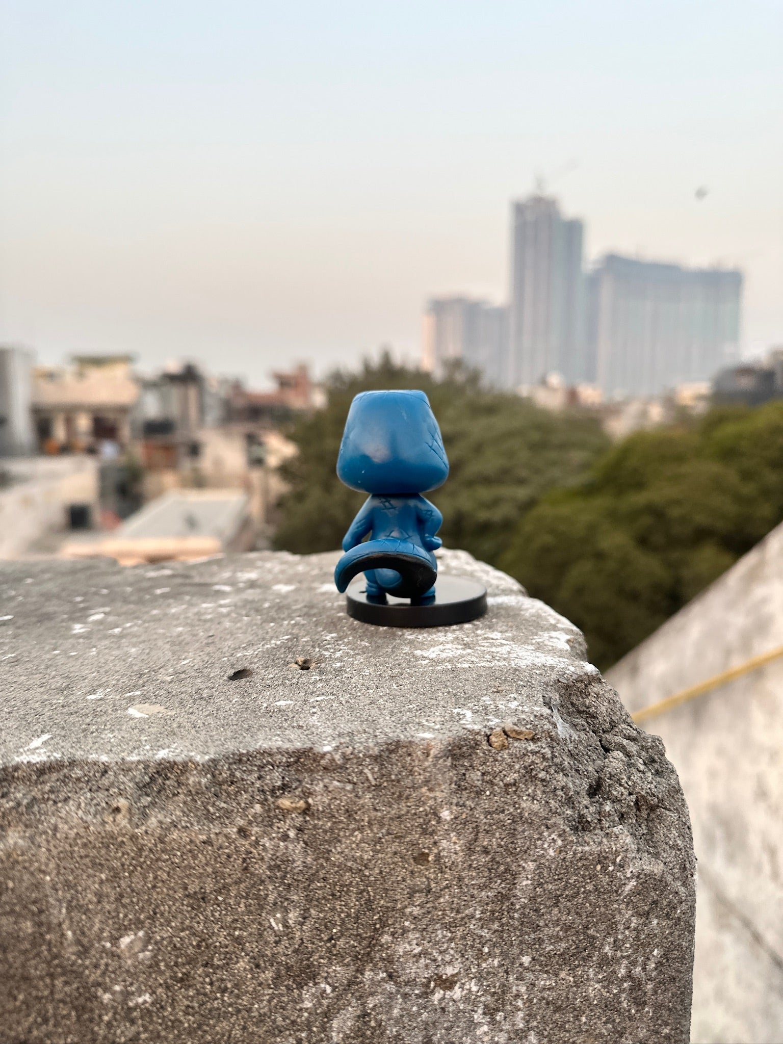 Blue Dragon Ninja (Sasuke)Chibi Figurine – Anime Collectible Mini Toy | Cute Desk & Car Décor