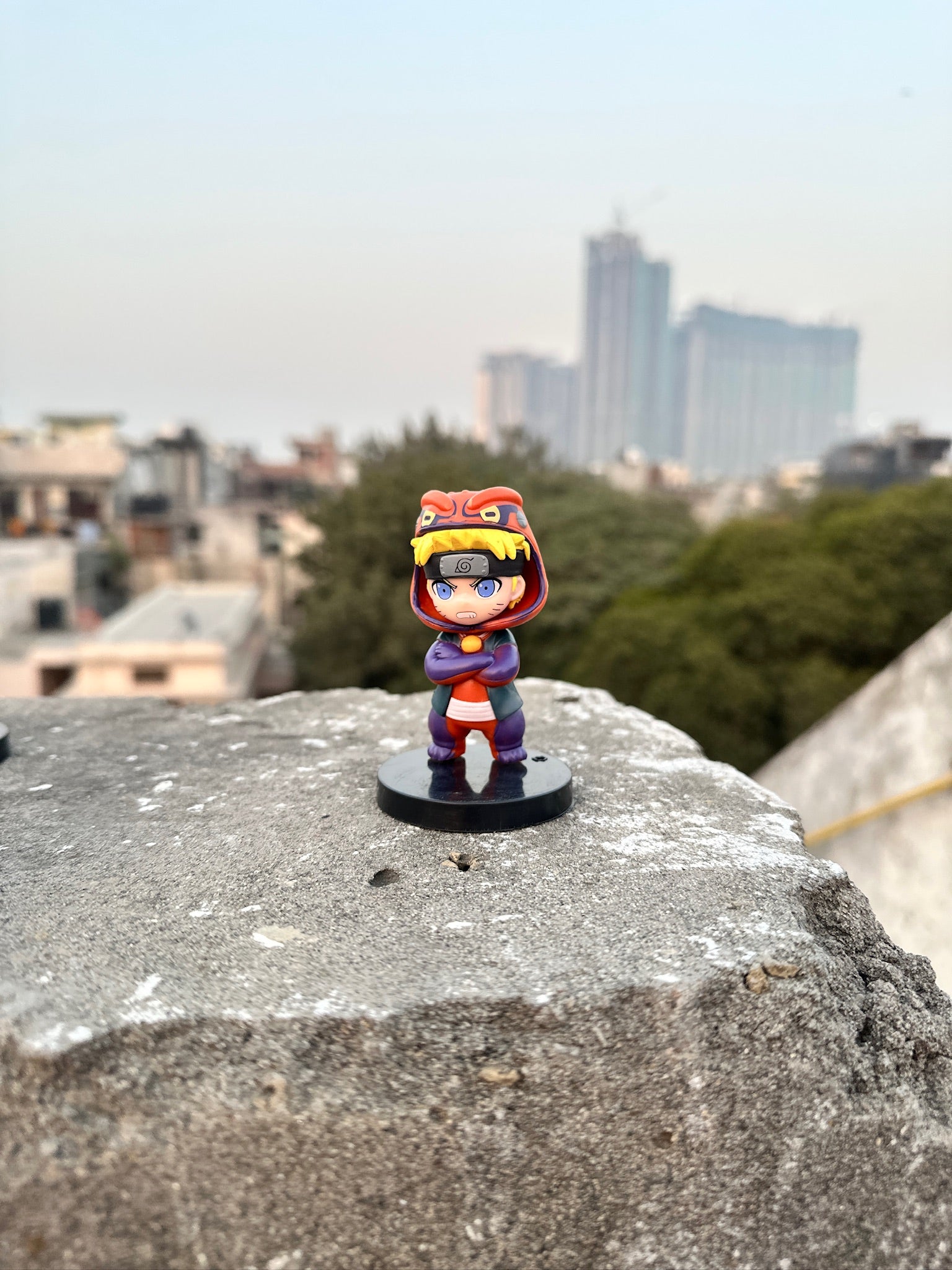 Chibi Fox Ninja (Naruto)Mini Figurine – Anime Collectible | Cute Desk & Car Dashboard Toy