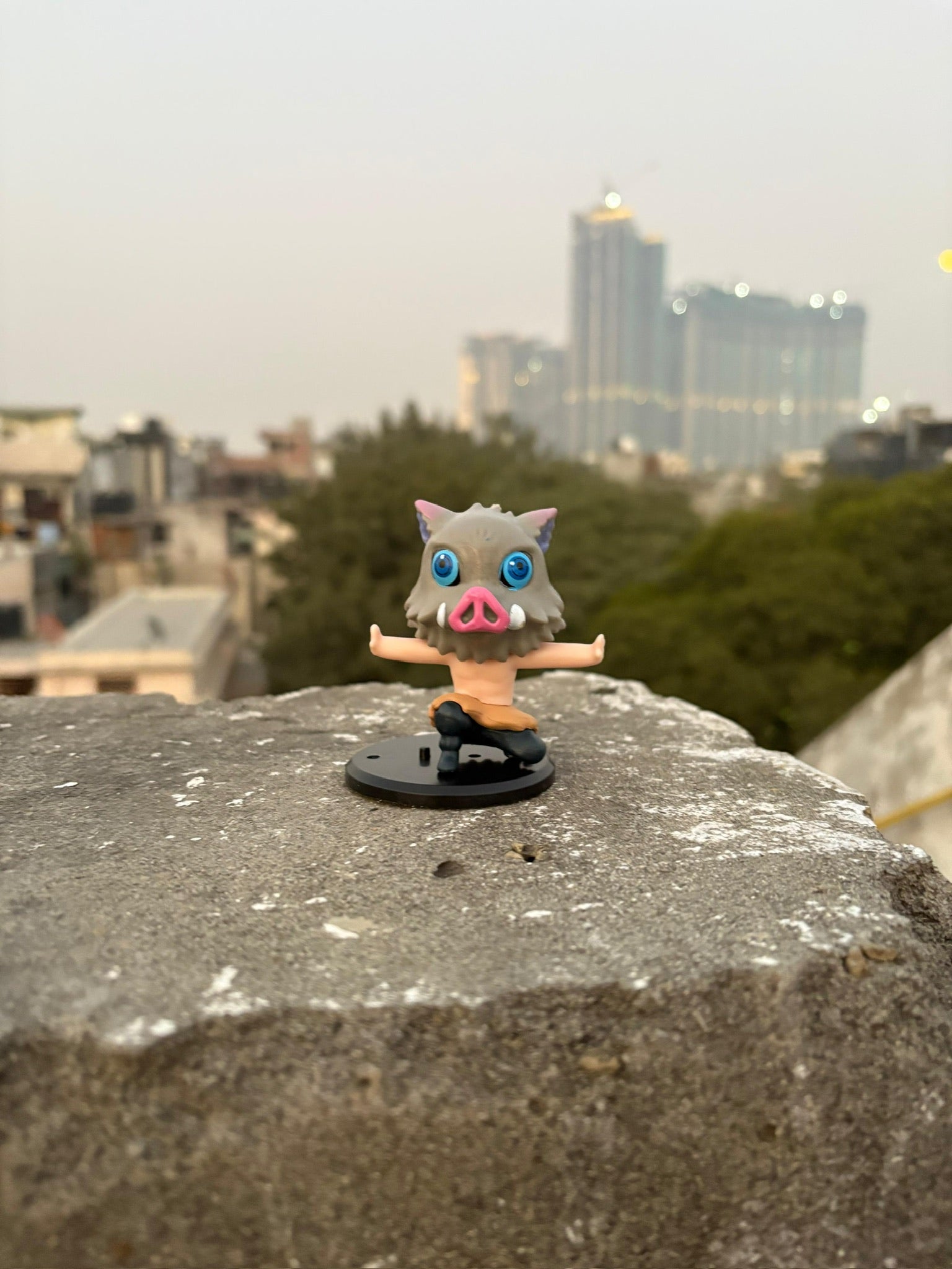 🐗 Inosuke Hashibira Mini Figure – Demon Slayer Collectible