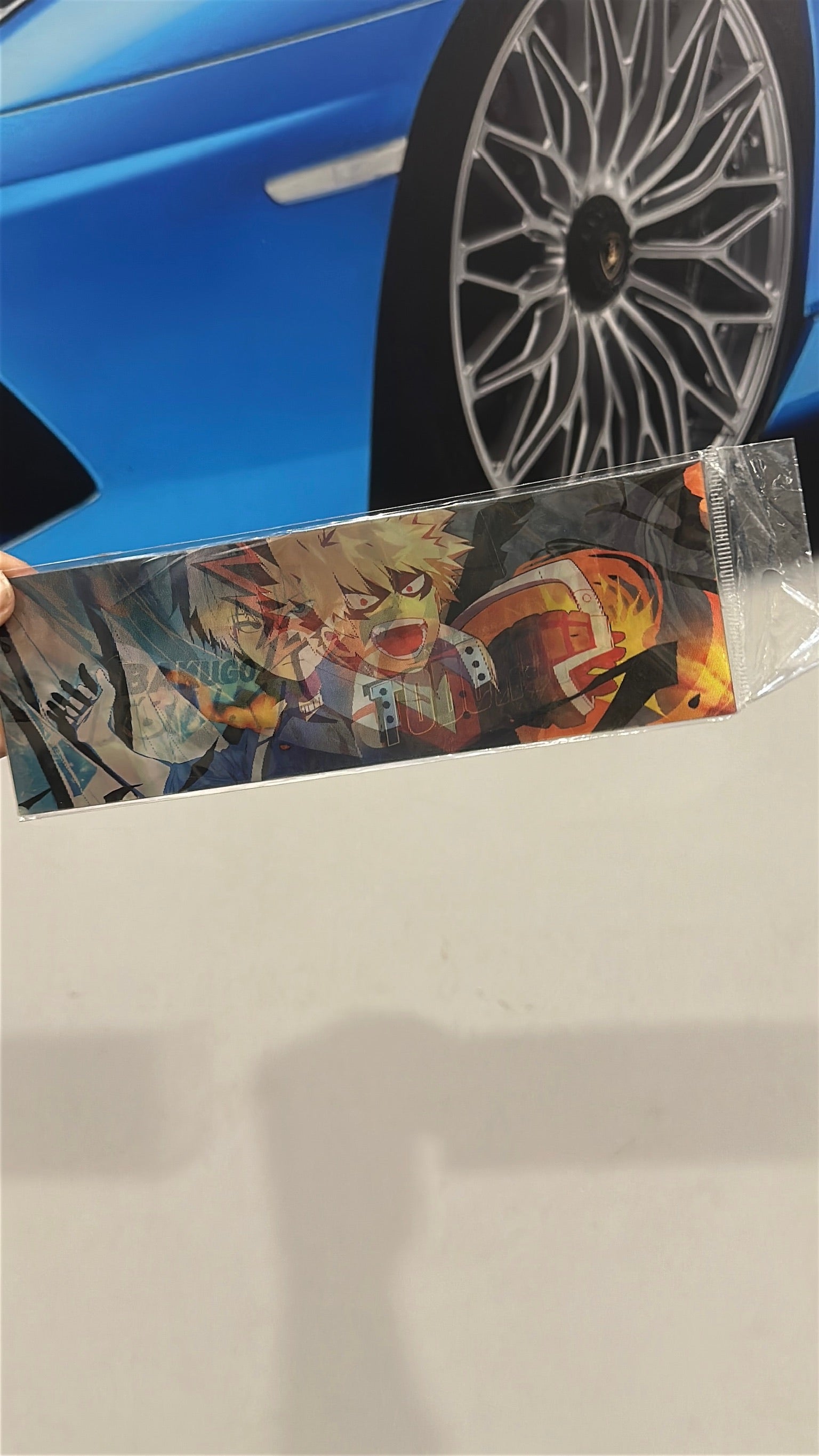 My Hero Academia 3D Lenticular Sticker – Bakugo, Todoroki & Deku (Anime Car/Bike/Wall Sticker)