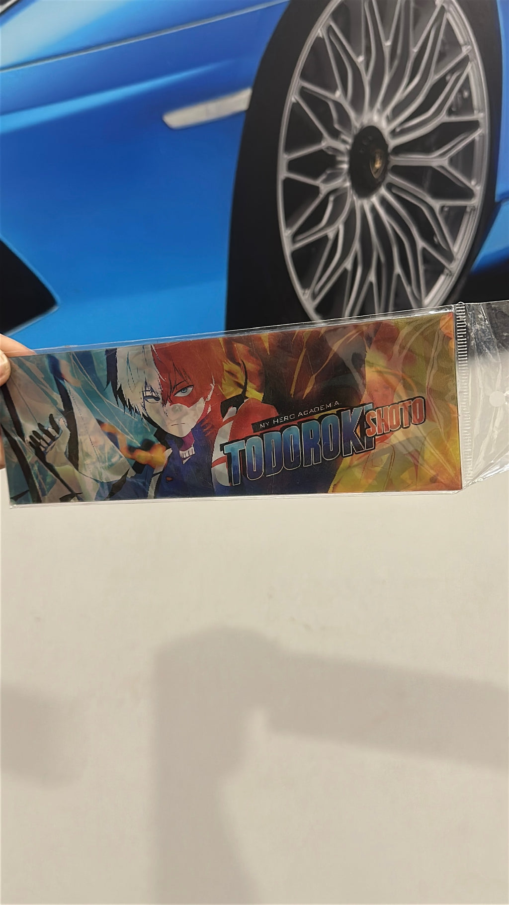 My Hero Academia 3D Lenticular Sticker – Bakugo, Todoroki & Deku (Anime Car/Bike/Wall Sticker)