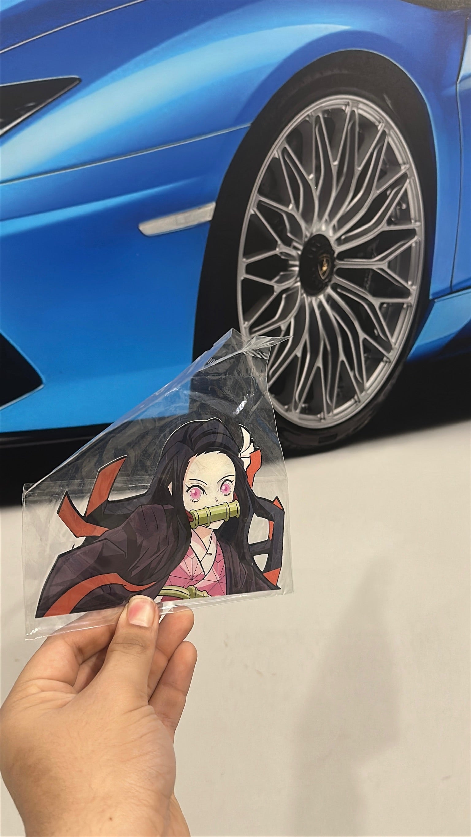 Nezuko Kamado Demon Form Sticker – Demon Slayer Waterproof Anime Decal