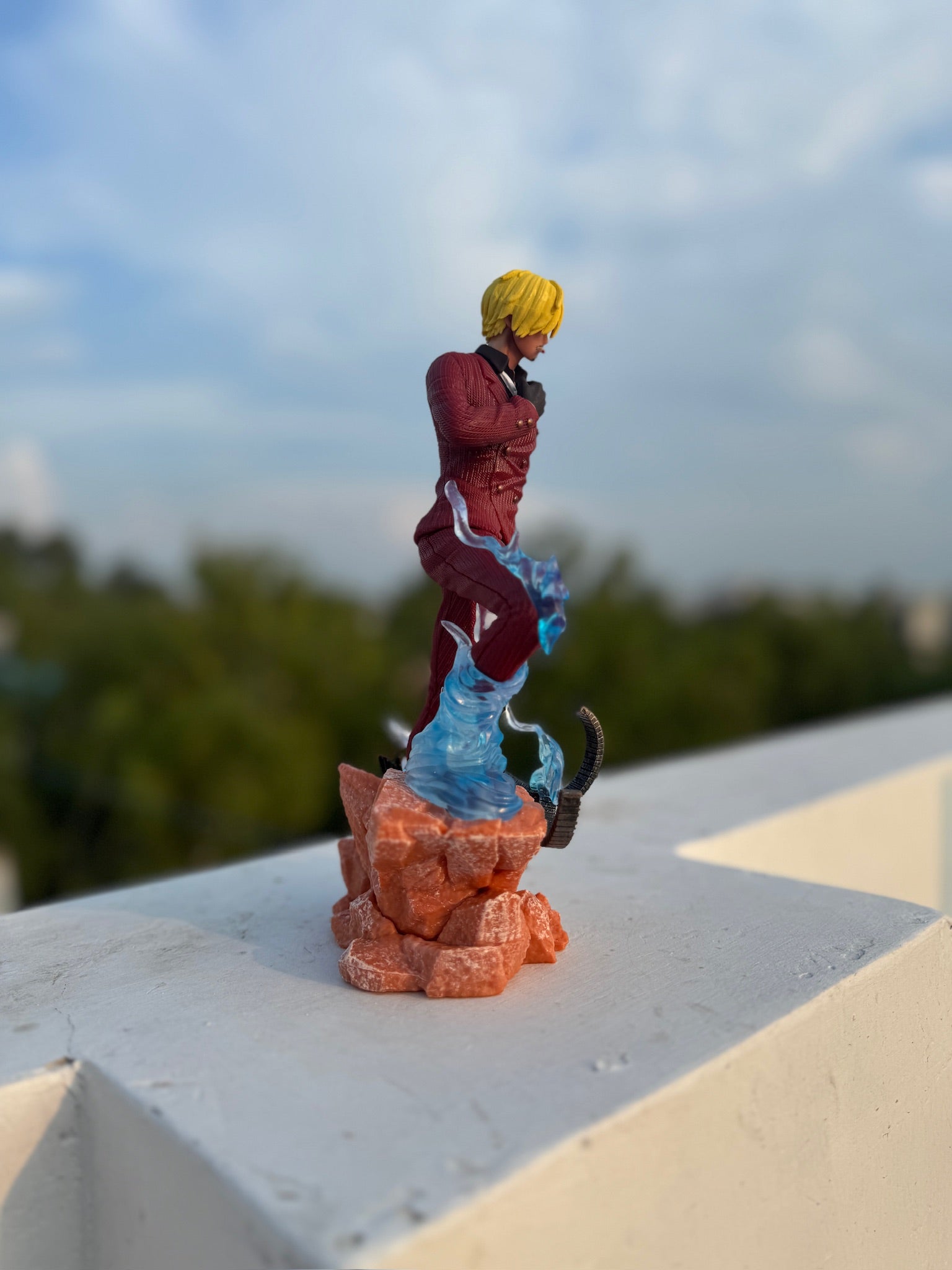 Sanji 25cm Figurine – Diable Jambe Red Suit Edition