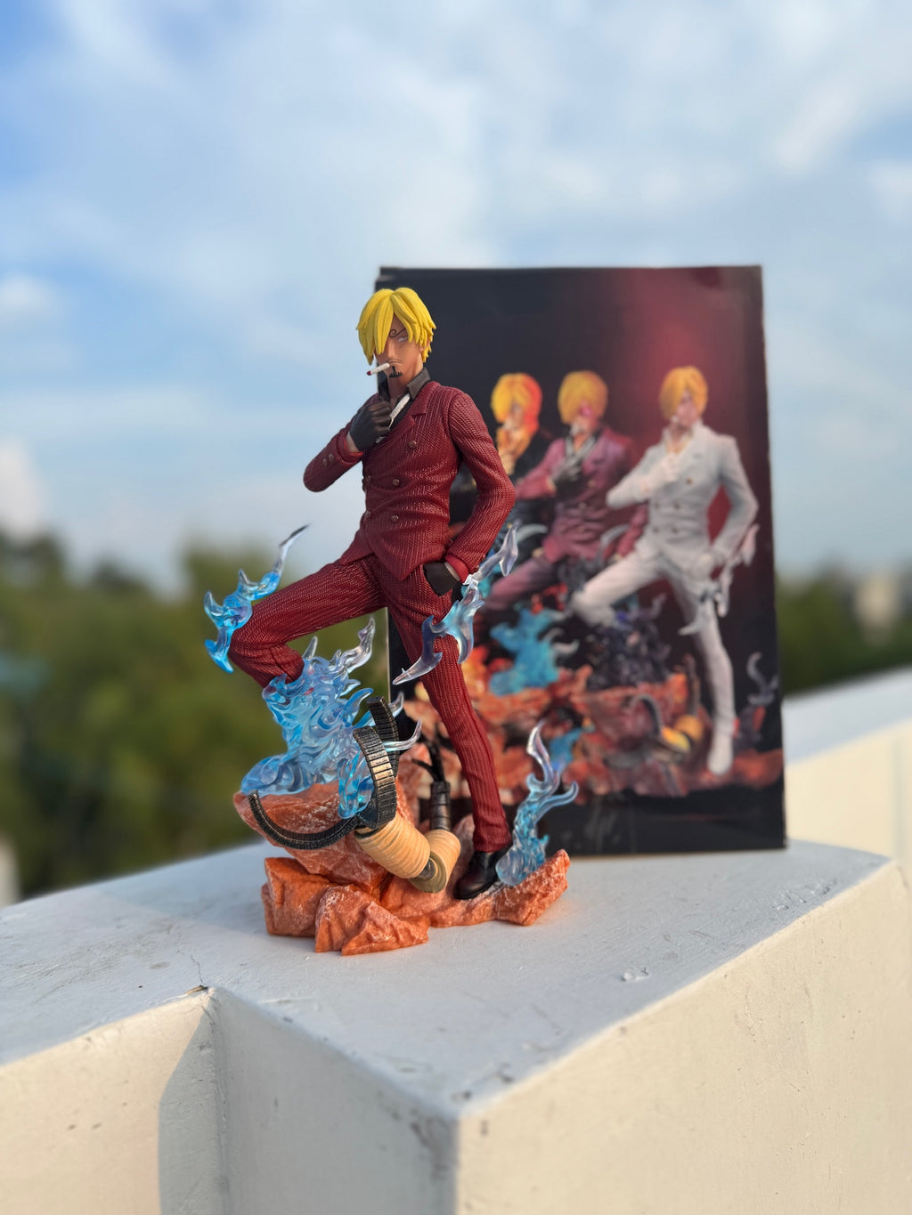 Sanji 25cm Figurine – Diable Jambe Red Suit Edition