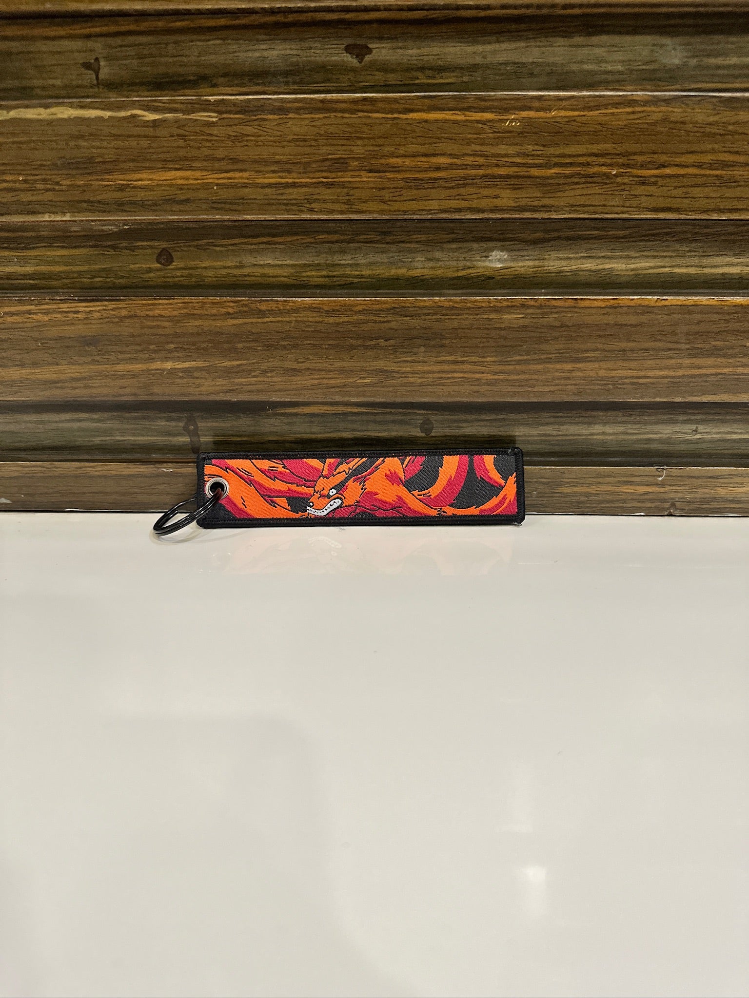 Naruto And Kurama Keychain(Embroidered)