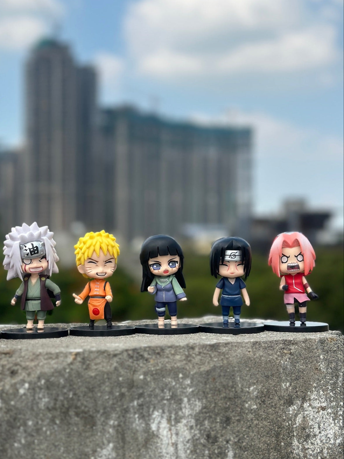 Naruto Chibi Figurine Set – Leaf Legends Edition