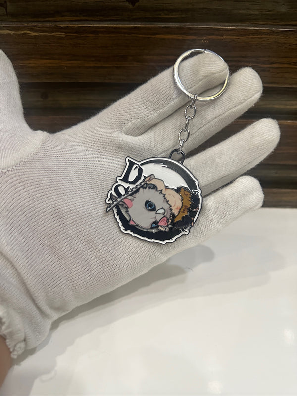 Inosuke Hashibira Spinner Keychain