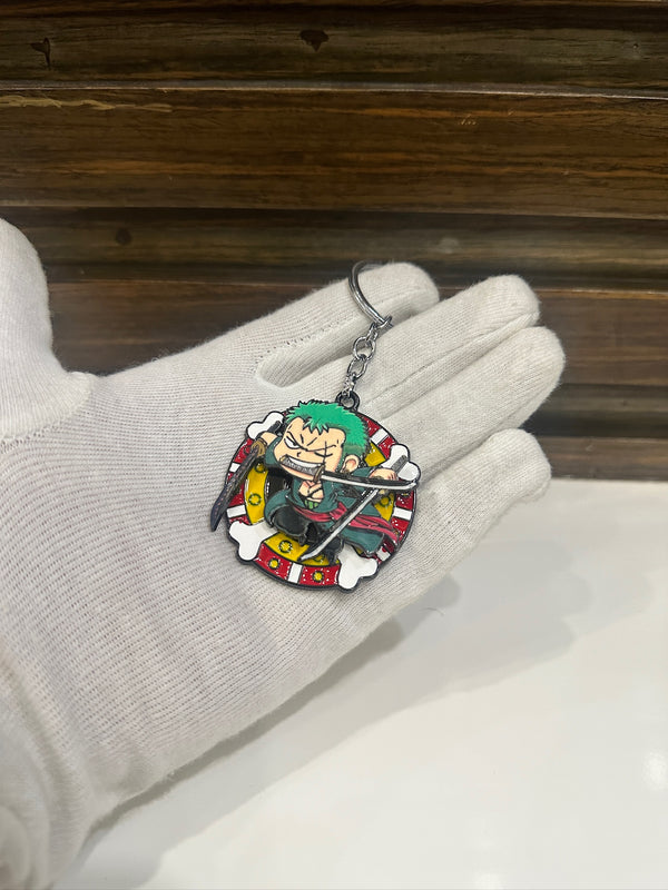 Zoro Spinner Keychain – Three Sword Style