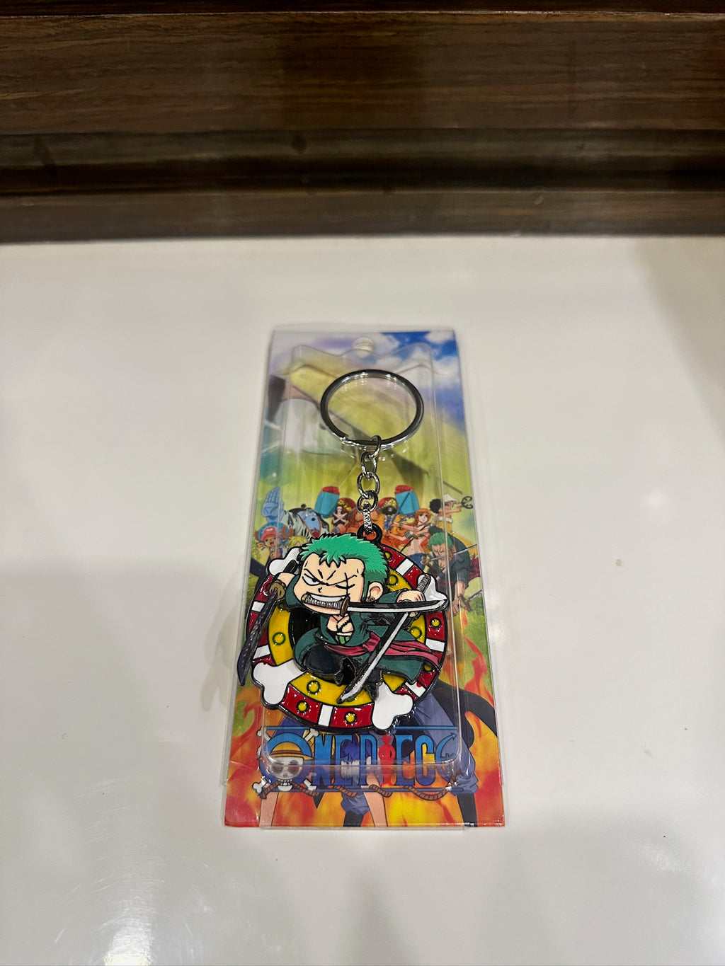 Zoro Spinner Keychain – Three Sword Style