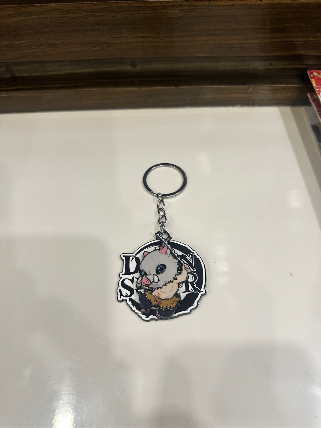 Inosuke Hashibira Spinner Keychain
