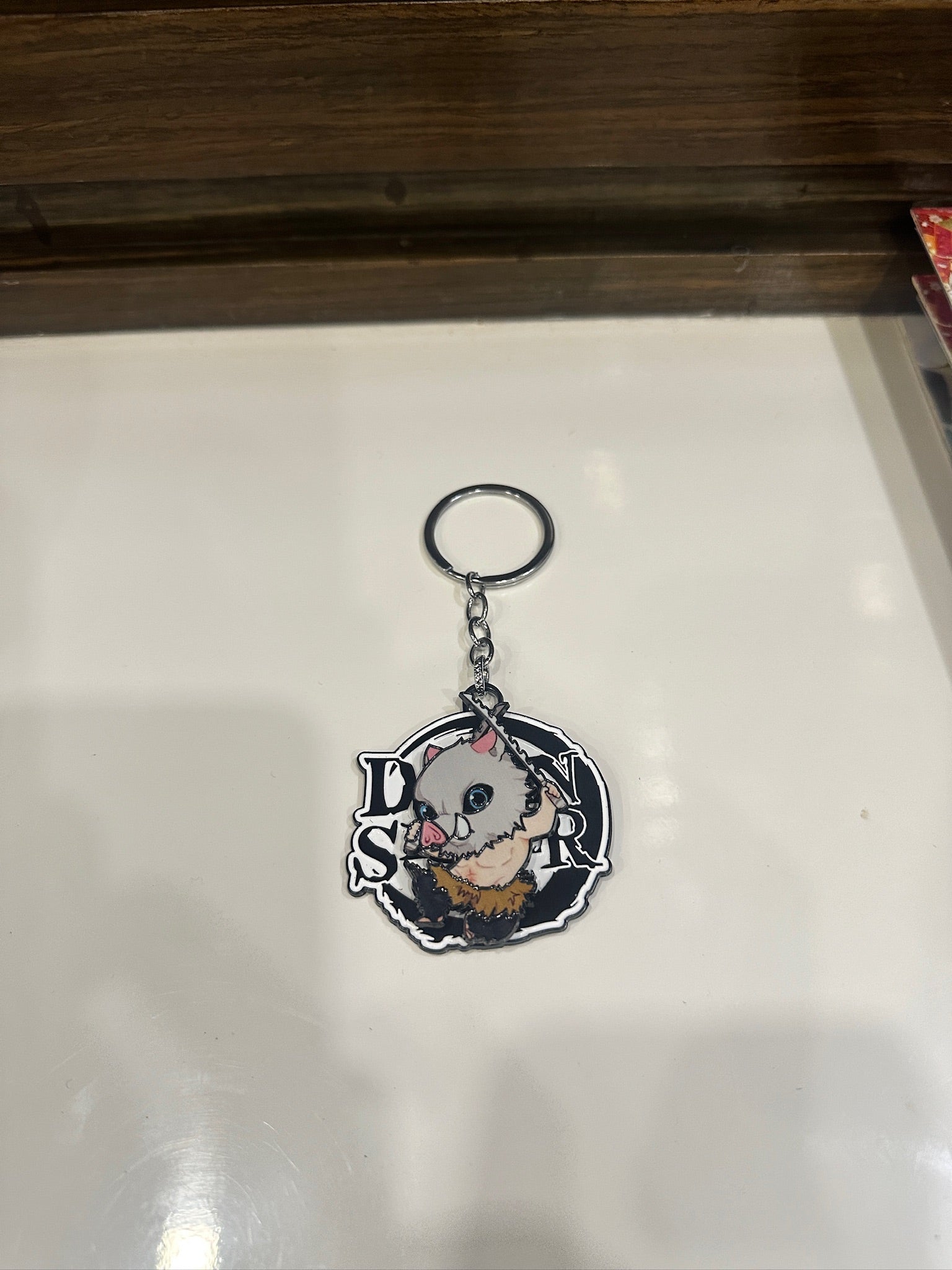 Inosuke Hashibira Spinner Keychain
