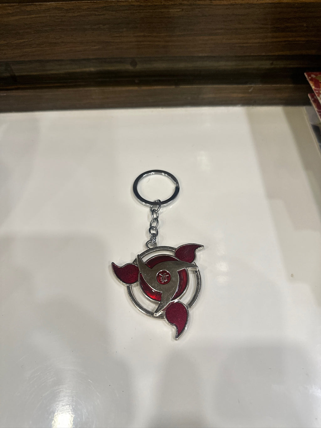 Itachi Mangekyō Sharingan Spinner Keychain