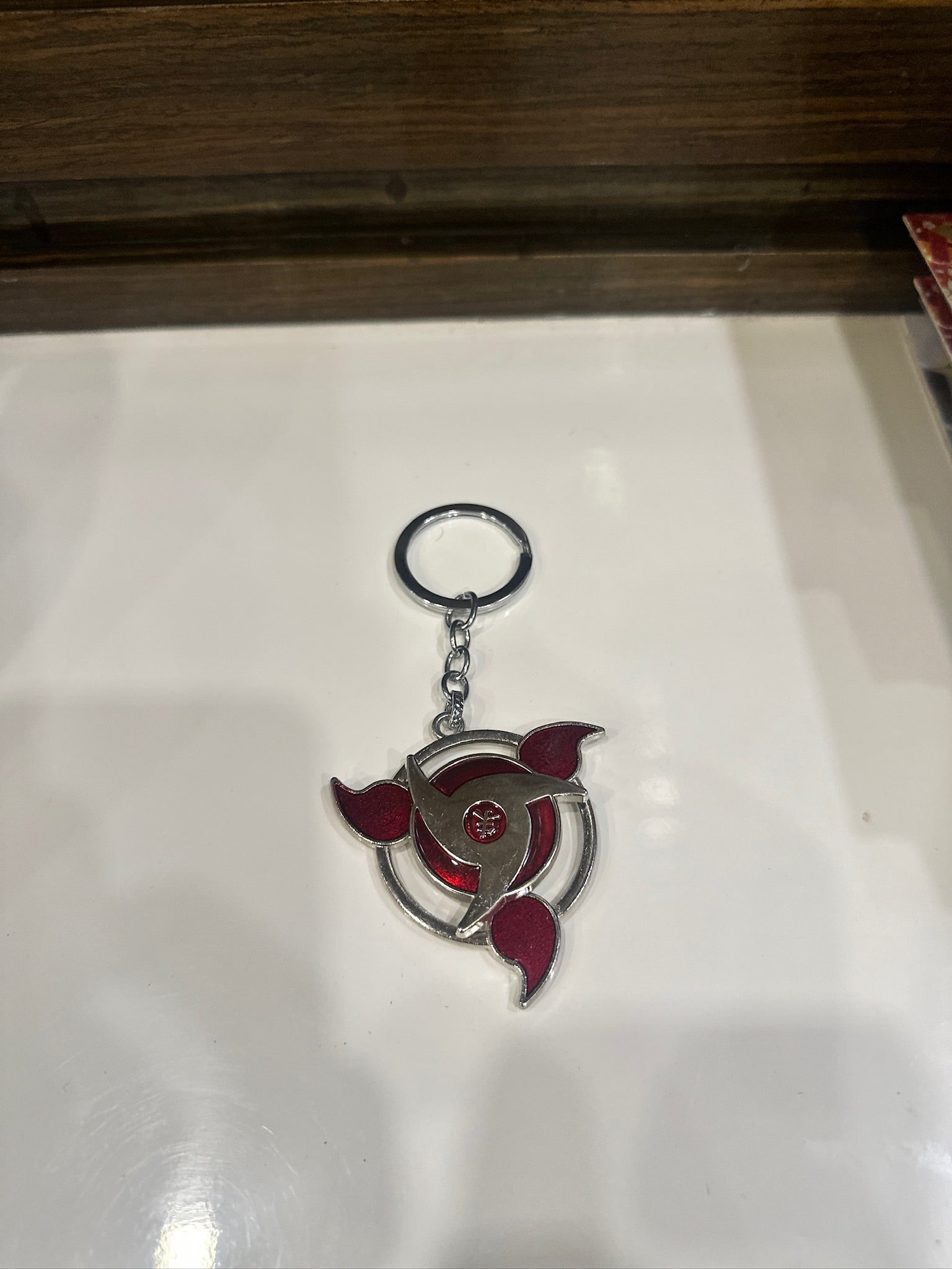 Itachi Mangekyō Sharingan Spinner Keychain