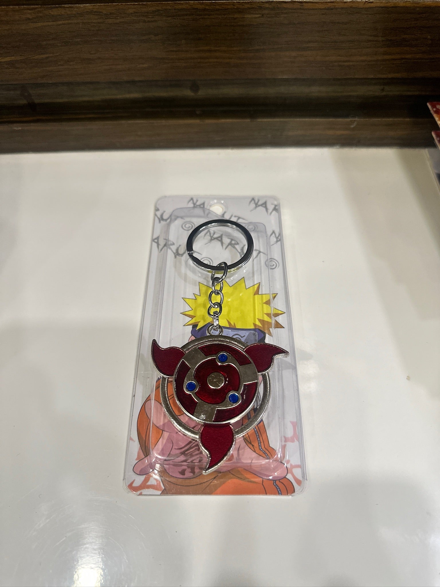 Madara Mangekyou Sharingan Spinner Keychain