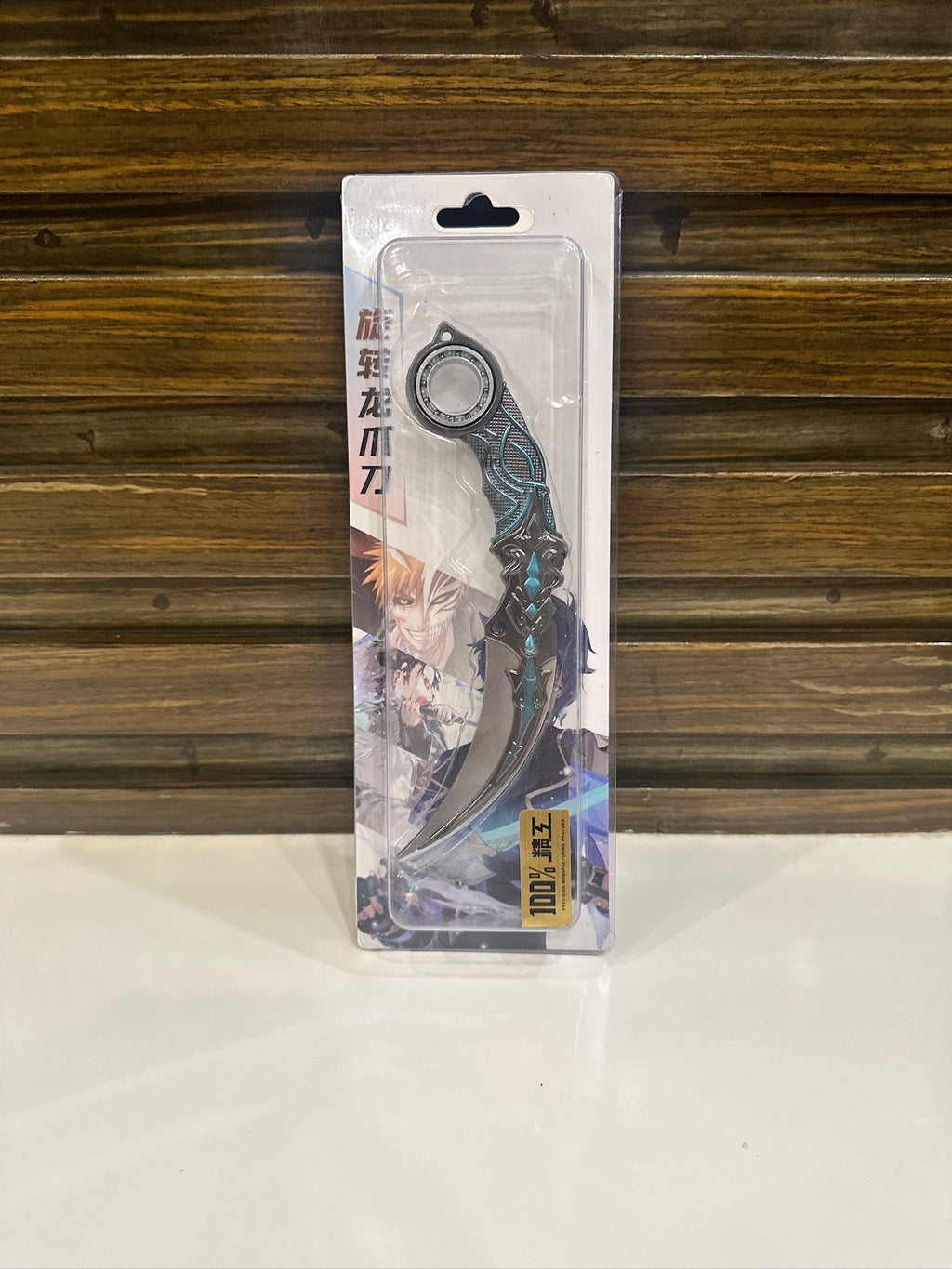Silver & Blue Karambit – Sleek, Sharp & Collectible
