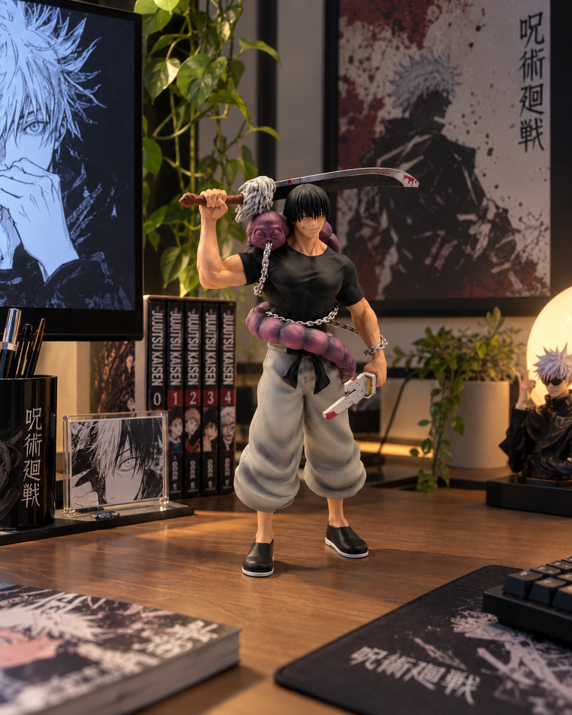 Toji Fushiguro Figure (22cm) – Jujutsu Kaisen Anime PVC Collectible Statue
