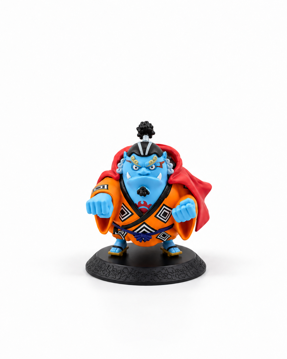 Jinbe Chibi Figure (9cm) - One Piece Anime Mini Collectible PVC Statue