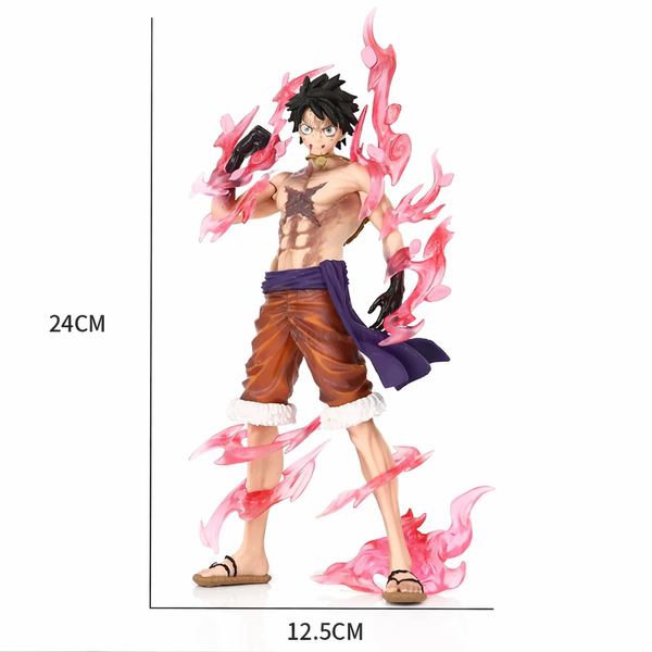 Monkey D. Luffy Gear 2 Action Figure 24cm – One Piece Anime Collectible Statue