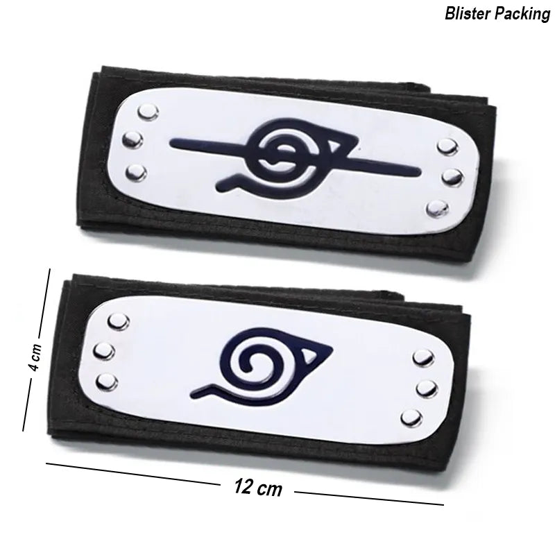 Naruto Leaf Village Headband | Konoha Ninja Forehead Protector (Slash & Classic Variant)