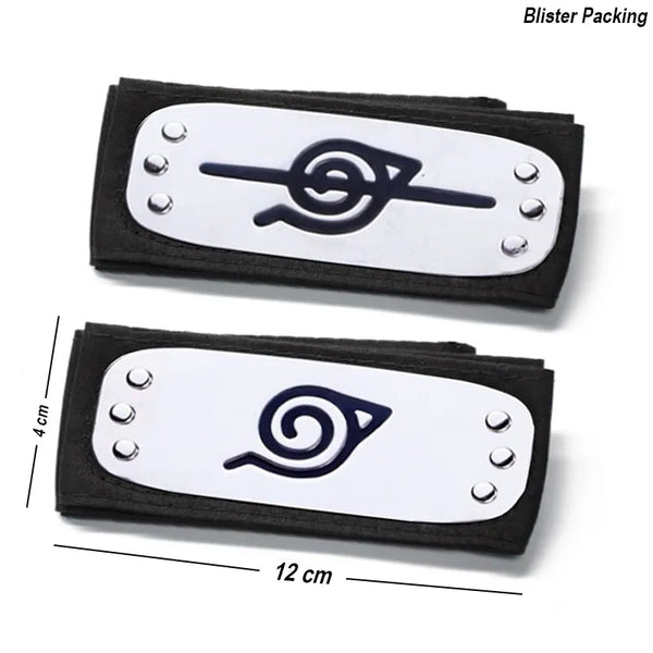 Naruto Leaf Village Headband | Konoha Ninja Forehead Protector (Slash & Classic Variant)