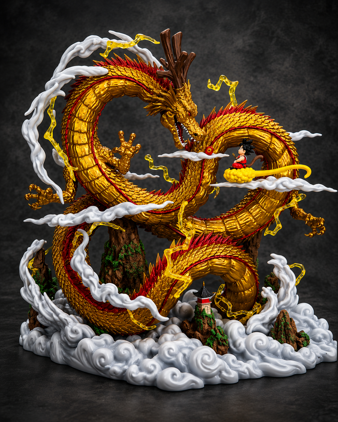 Shenron Dragon Figure 22cm | Dragon Ball Anime Figurine with Box & Blister Packaging | Premium Shenron Collectible Statue | Anichibaanime figure collectible by  Anichiba
