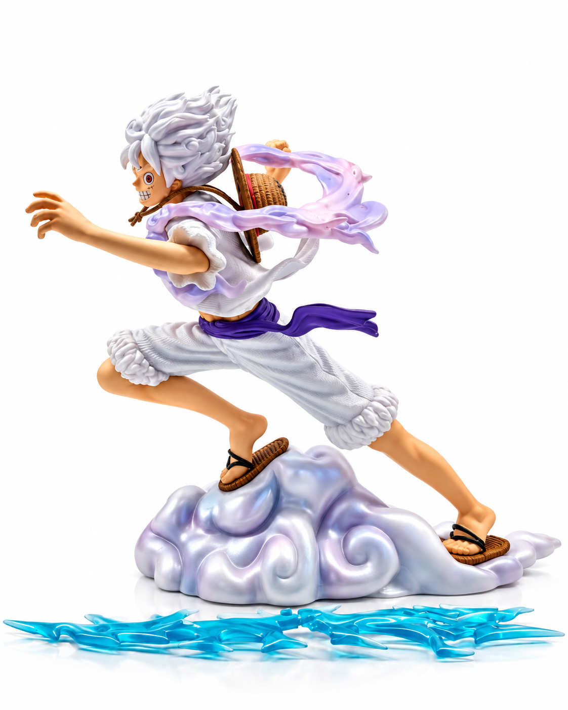 Monkey D. Luffy Gear 5 Action Figure 30cm | One Piece Premium PVC Collectible Statue | Anime Display Figure