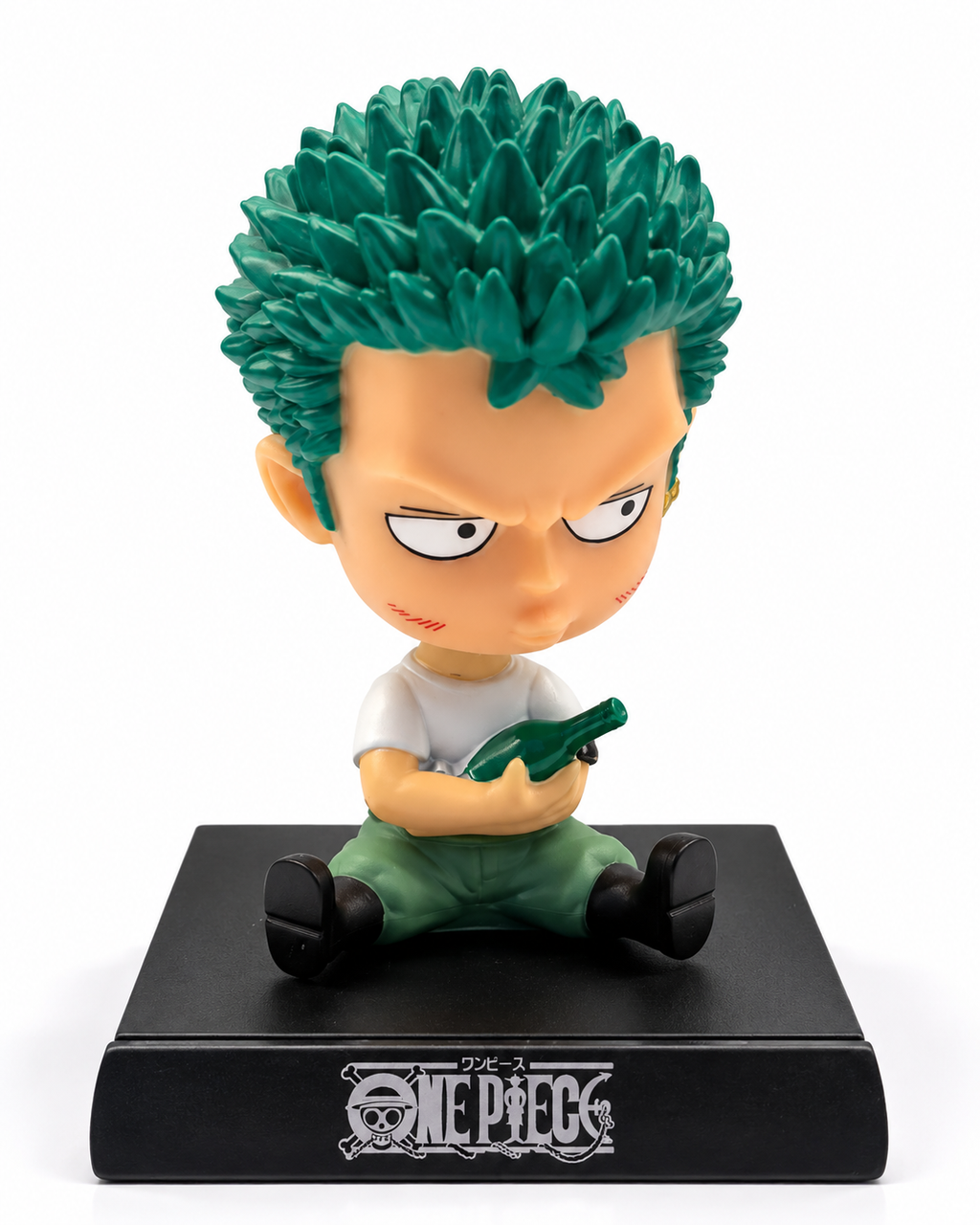 Roronoa Zoro Chibi Bobblehead Figure | One Piece Mini Collectible Anime Statue