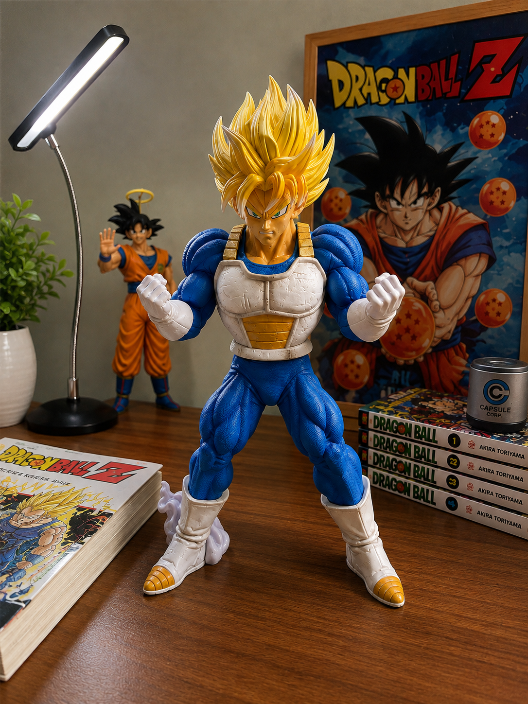 Dragon Ball Z Super Saiyan Vegeta Figure 27cm | Premium Anime PVC Collectible Statue