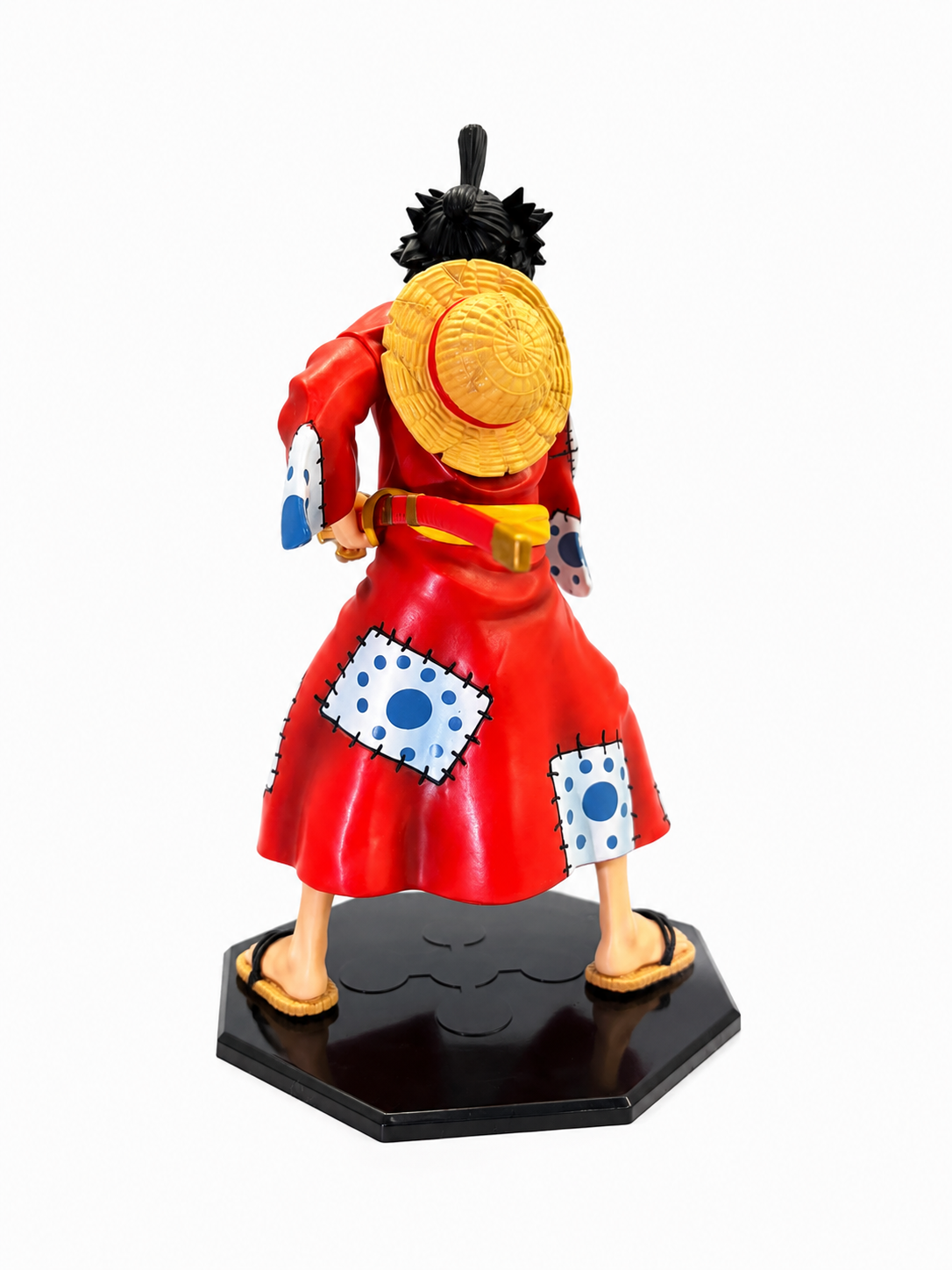 One Piece Monkey D. Luffy Wano Figure 25cm | Samurai Anime Collectible Statue | Straw Hat Pirates Display Figure